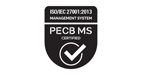 Certified ISO and International Electrotechnical Commission (IEC) 27001