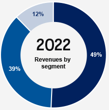 2020 Revenues by segment