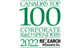 Parmi les 100 plus grandes entreprises canadiennes en R et D logo
